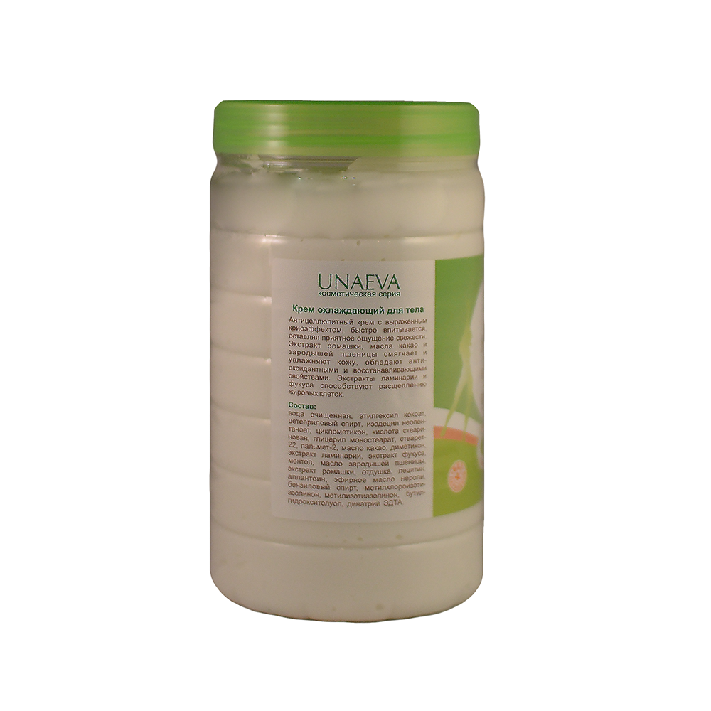 UNAEVA Крем охлаждающий для тела / Холодное обертывание с экстрактом водорослей